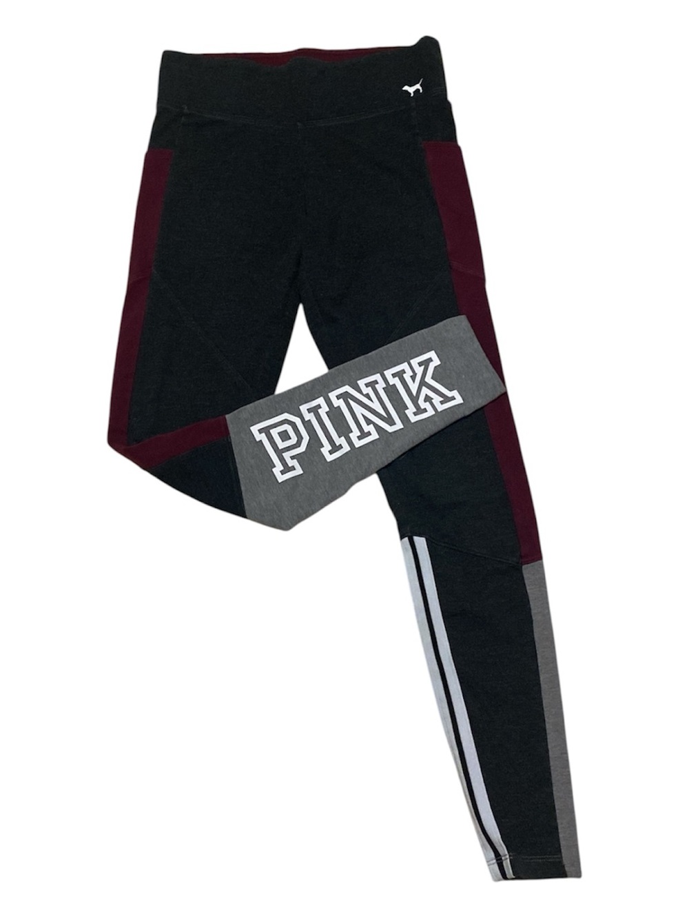 PINK Victoria's Secret Yoga Leggings Size S Colorblock Pattern Athleisure Wear